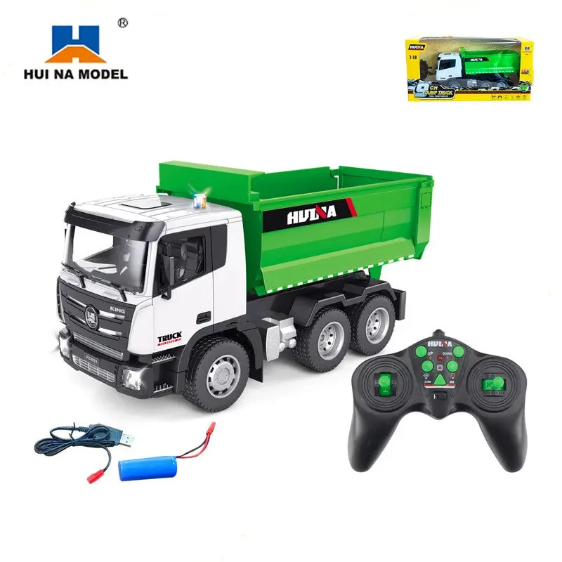 Huina 1/18 Rc Dump Truck Rtr 2.4Ghz 1
