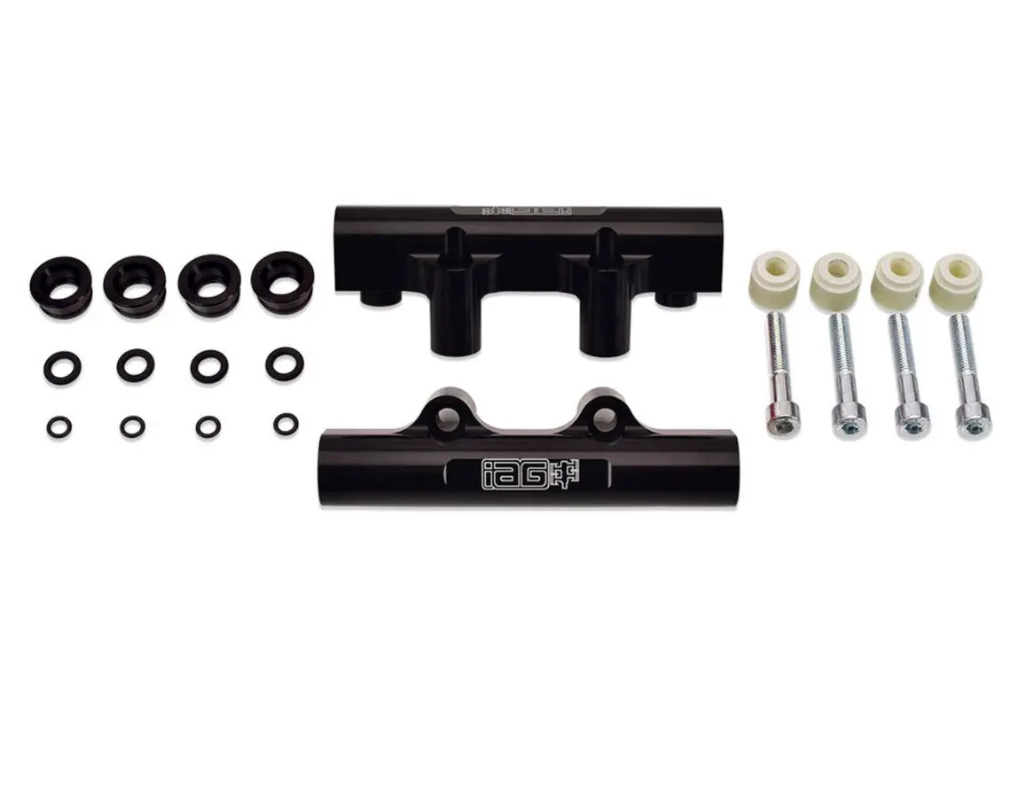 Iag - Subaru 04-06 Sti/05-07 Lgt/04-05 Fxt - Side Feed To Top Feed Fuel Rail Conversion Kit (Black) 1