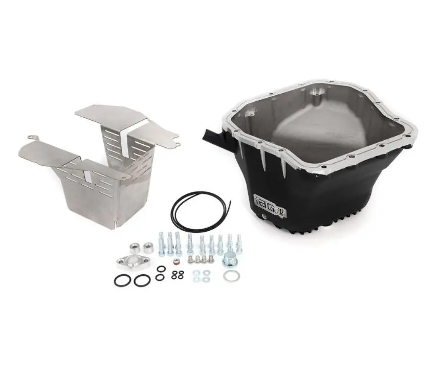 Iag - Subaru 02-14 Wrx/04-21 Sti/05-09 Lgt/Oxt/04-13 Fxt - Ej Street Series Oil Pan W/ Removable Ss Lower Baffle (Black) 1
