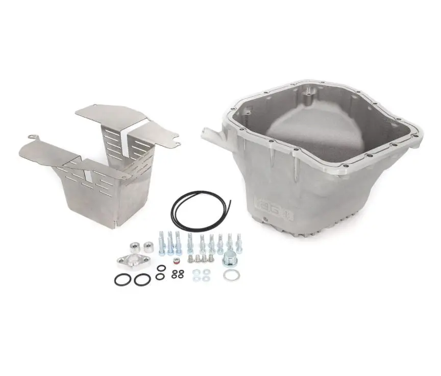 Iag - Subaru 02-14 Wrx/04-21 Sti/05-09 Lgt/Oxt/04-13 Fxt - Ej Street Series Oil Pan W/ Removable Ss Lower Baffle (Silver) 1