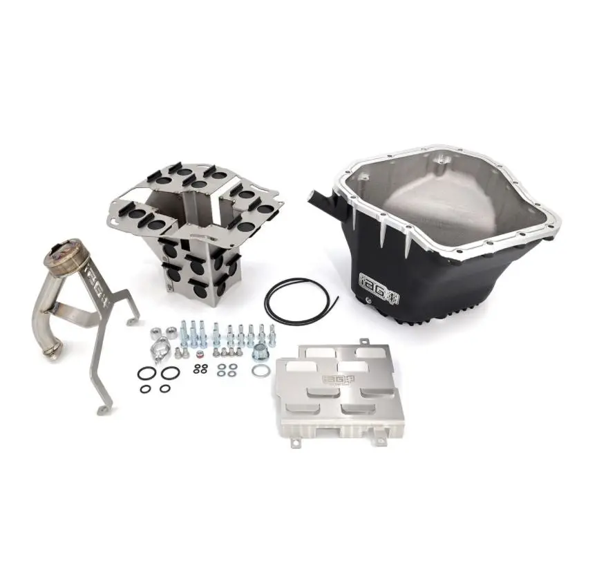Iag - Subaru 02-14 Wrx/04-21 Sti/05-09 Lgt/Oxt/04-13 Fxt - Ej Competition Oil Pan Kit (Black) 1