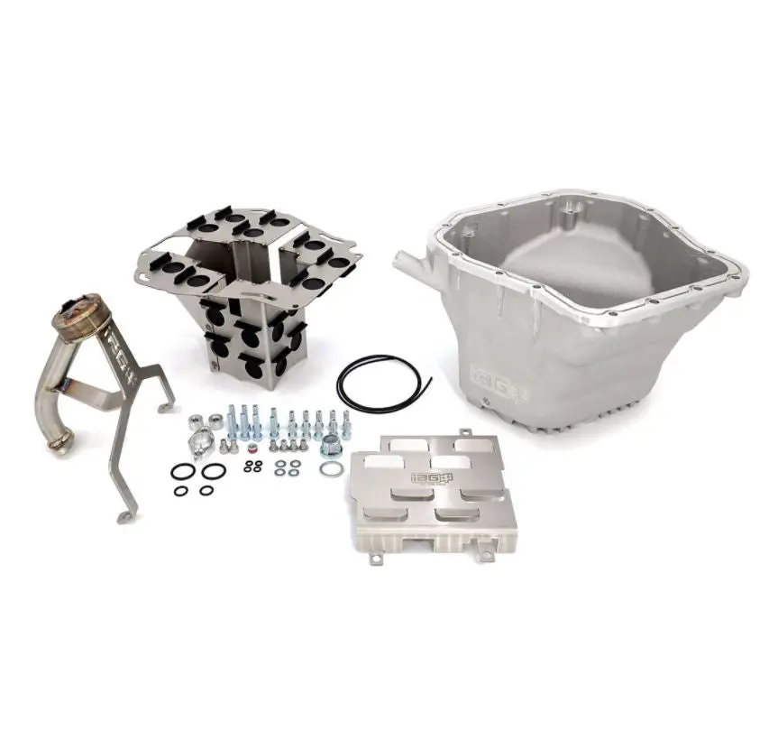 Iag - Subaru 02-14 Wrx/04-21 Sti/05-09 Lgt/Oxt/04-13 Fxt - Ej Competition Oil Pan Kit (Silver) 1
