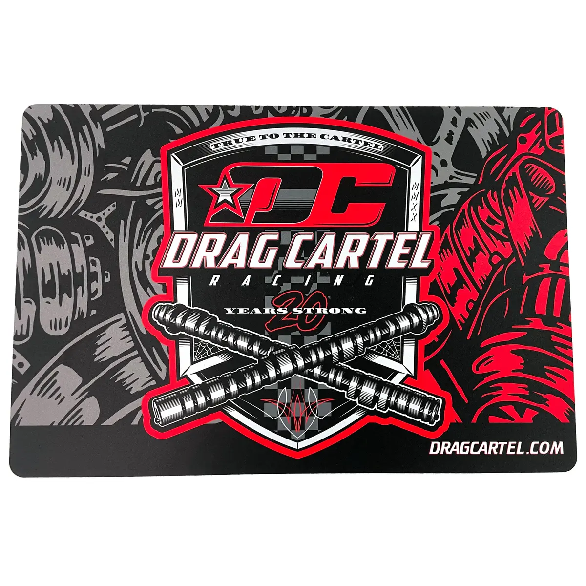 Drag Cartel Oversized Workshop Counter Mat 12 X 18 1