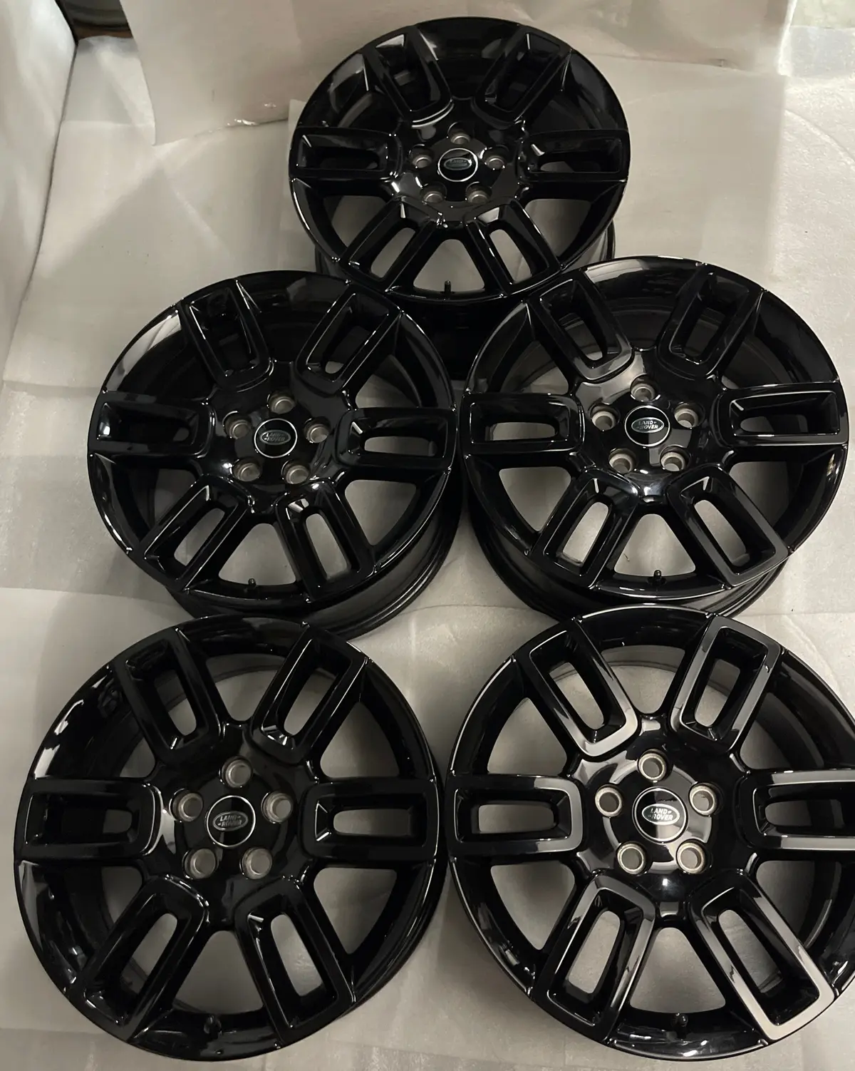 Sold Five 2021-2024 Land Rover Defender Factory 19 Wheels Black Oem 72350 Rims 1