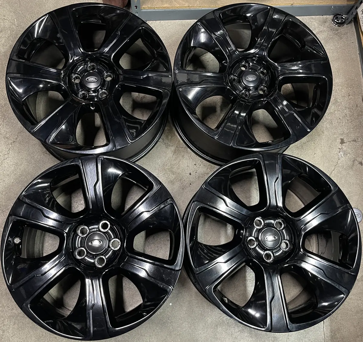 Four Used 2019 Range Rover Sport Factory 21 Wheels Oem Rims Gloss Black 72319 1