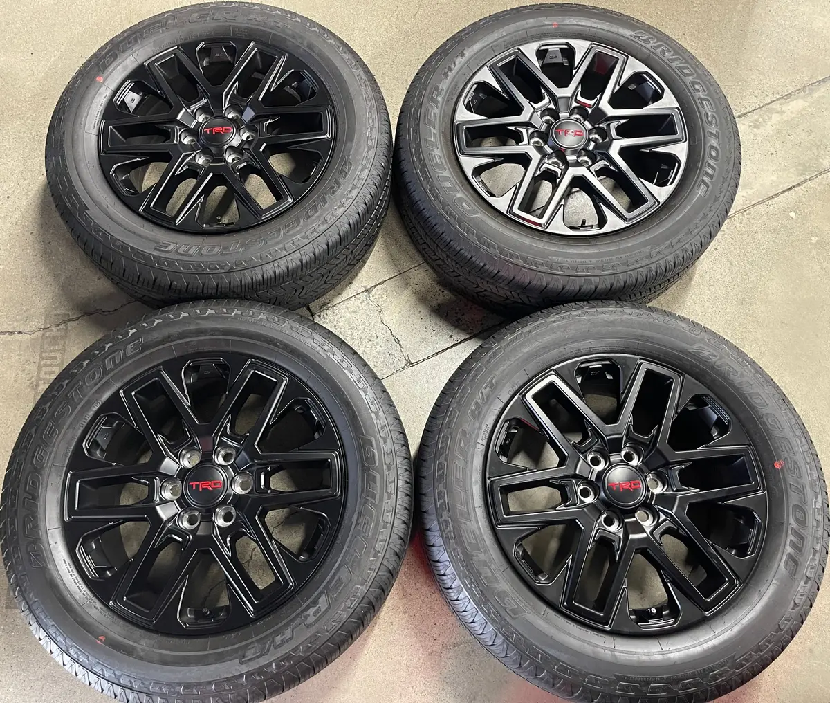 Sold 2026 Toyota Tundra Trd Fact 20 Wheels Tires Oem Rims Black Bridgestone 265/60/20 1