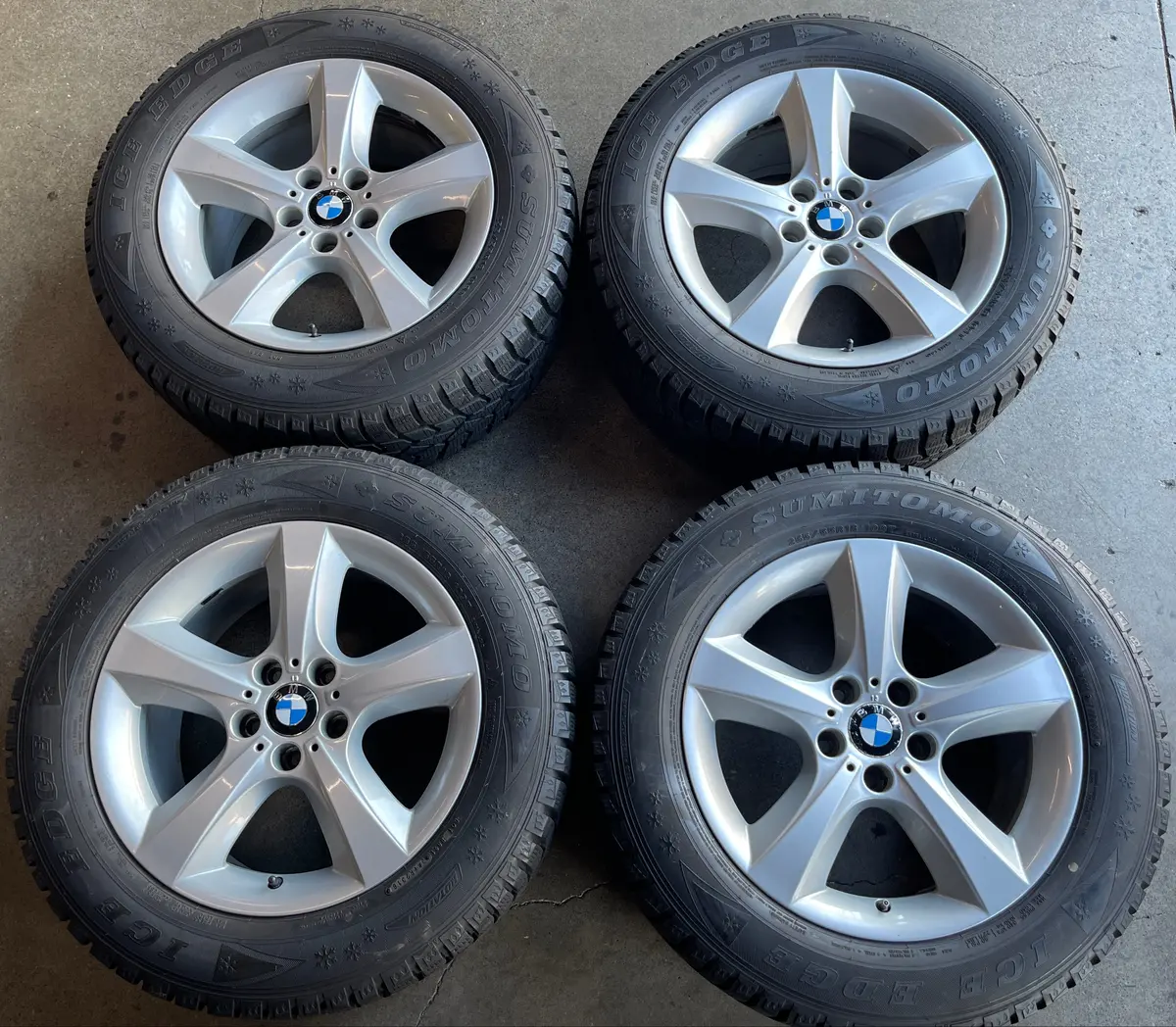 2013 Bmw X5 Factory 18 Wheels Tires Oem Rims 86077 255/55/18 Sumitomo Snow / Ice Winter 1
