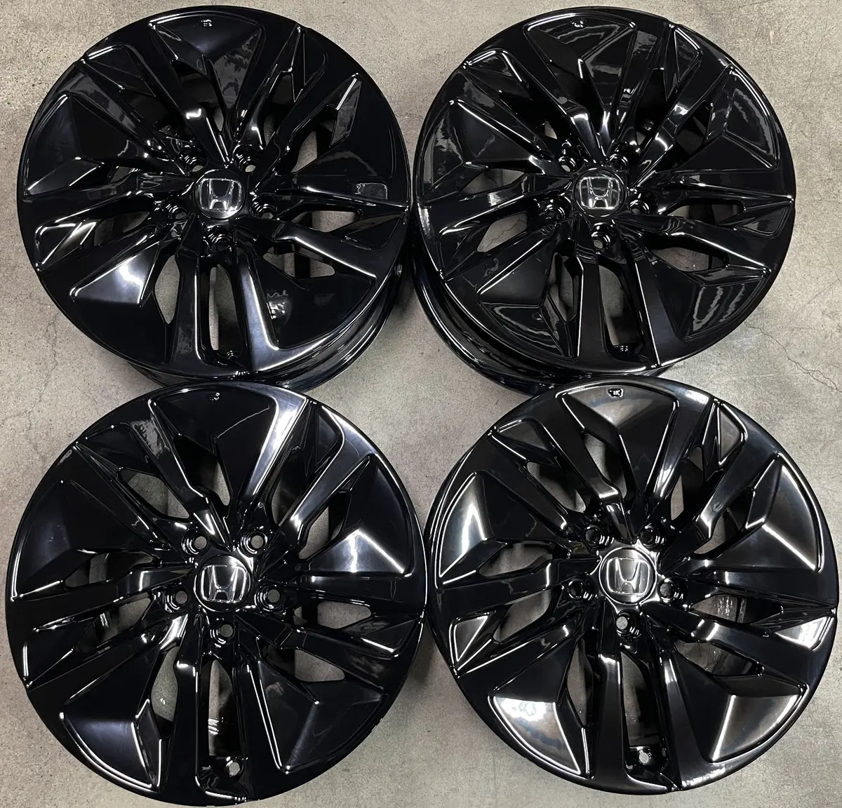 Four 2022 Honda Accord Factory 17 Wheels Oem Rims 63141 Gloss Black Civic 1