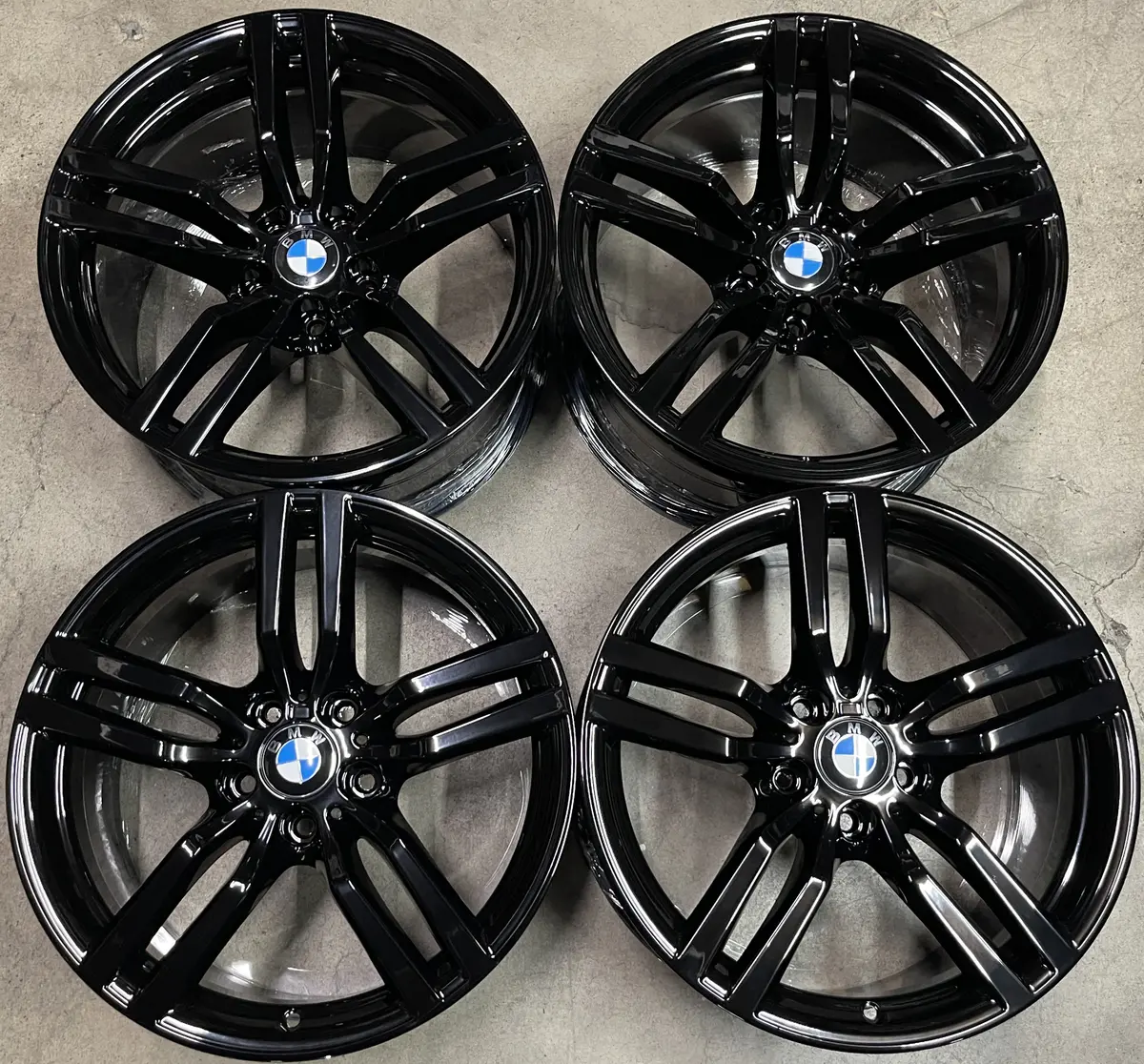 2019 Bmw X6 Factory 19 Wheels Rims Oem 86264 5X120 Gloss Black 36117849629 1