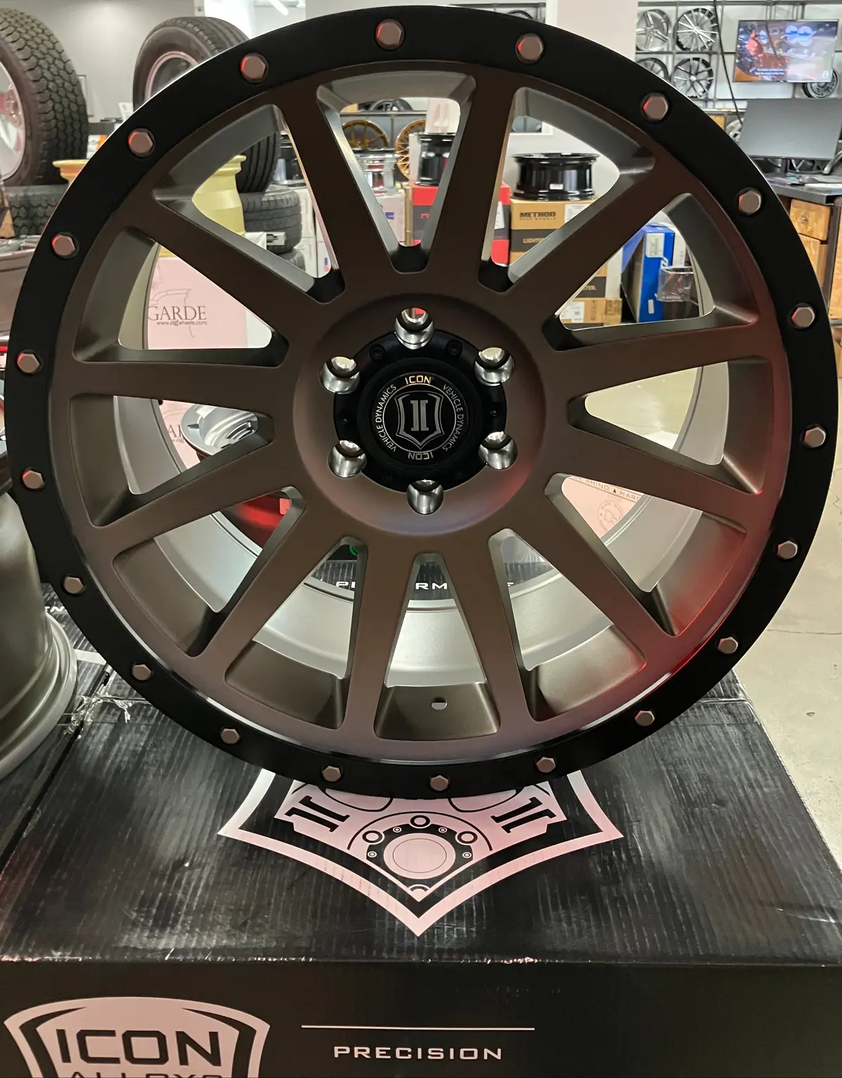 Four Icon Compression 20 Wheels F150 6X135 2020106347Br Bronze / Black 20X20 -19 1