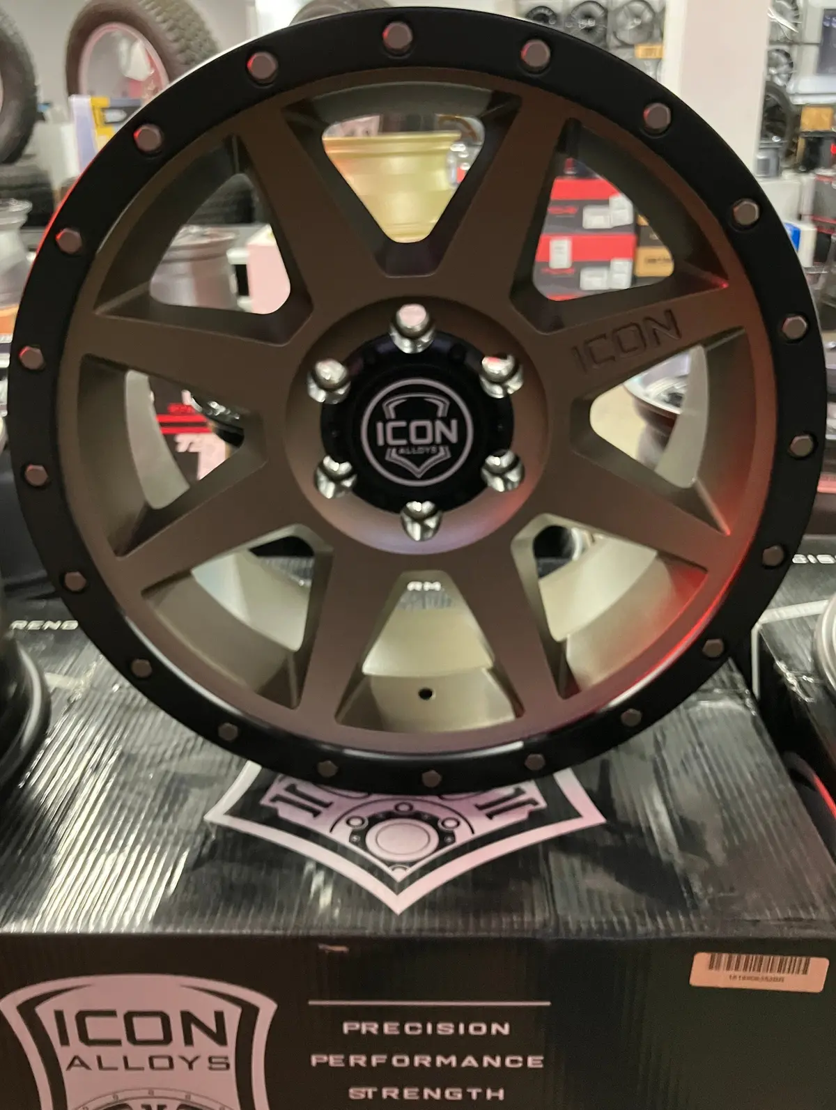 Four Icon Rebound 18 Wheels F150 6X135 1818906352Br Matte Bronze W/ Black 18X9 +6 1