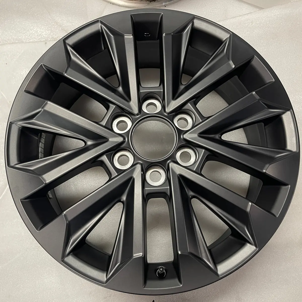 One (1) Factory 2025 Toyota Land Cruiser 20 Wheel Oem Rim Dark Gray Tundra 1