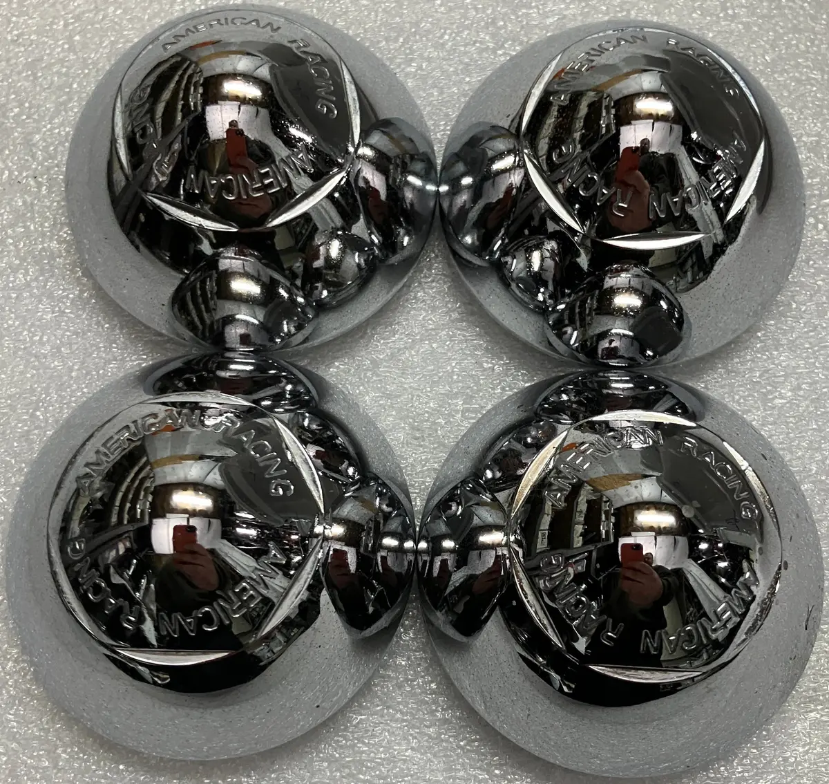 Set Of 4 American Racing 127S100000 11338V Center Caps 1