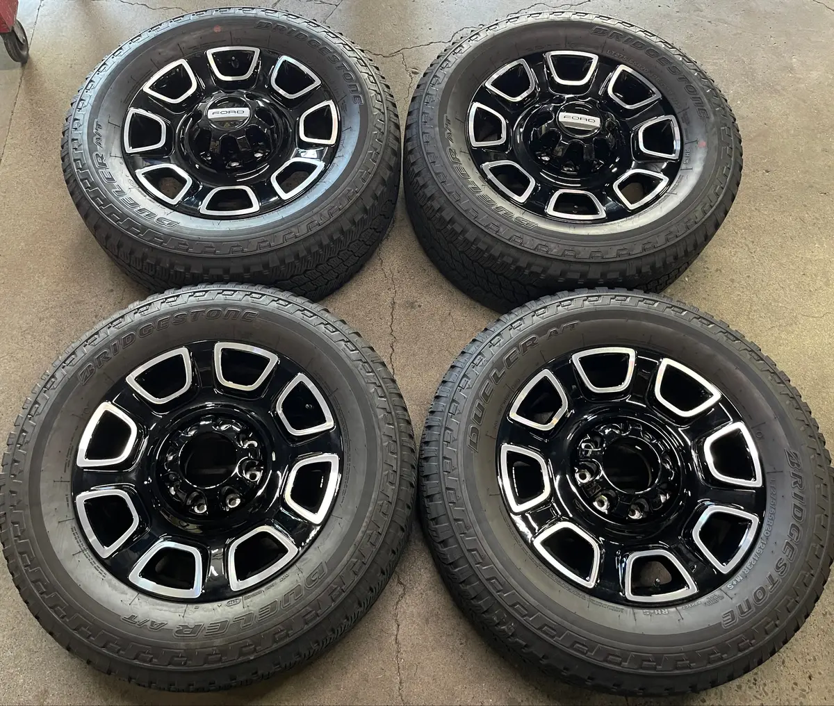 2026 Ford F250 F350 Factory 20 Wheels Tires Oem 10486 Rims Black 275/65/20 10Ply 1