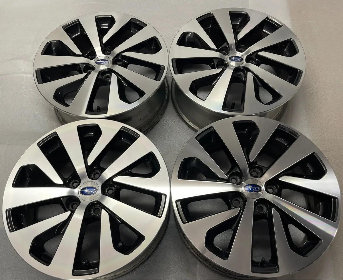 Four 2020-2025 Subaru Outback Factory 17 Wheels Rims Oem 68880 Dark Gray/Mech. 1