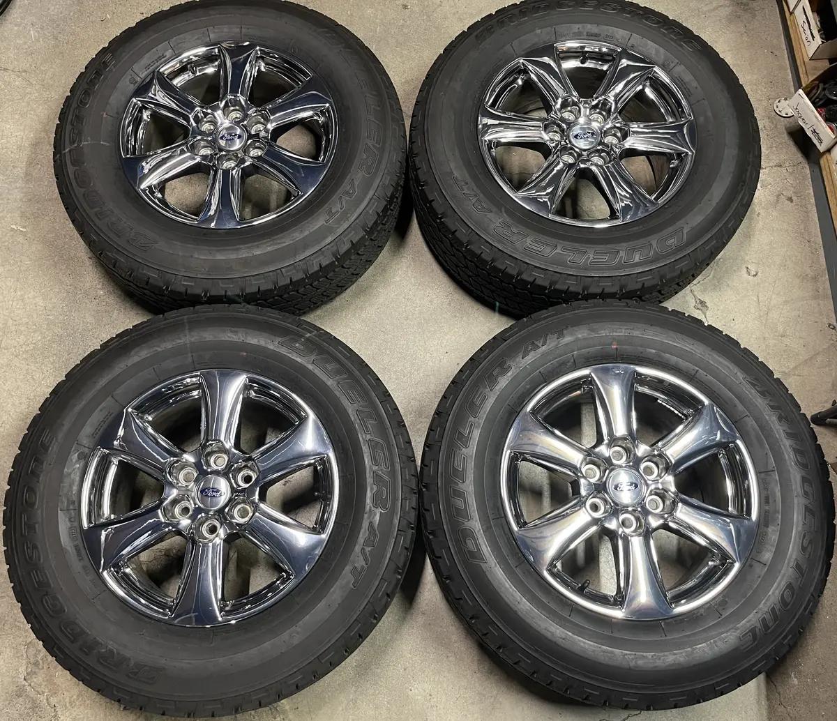 Sold 2021 F150 Factory 18 Wheels Tires Oem 10168 Rims Pvd 255/70/18 Bridgestone 1