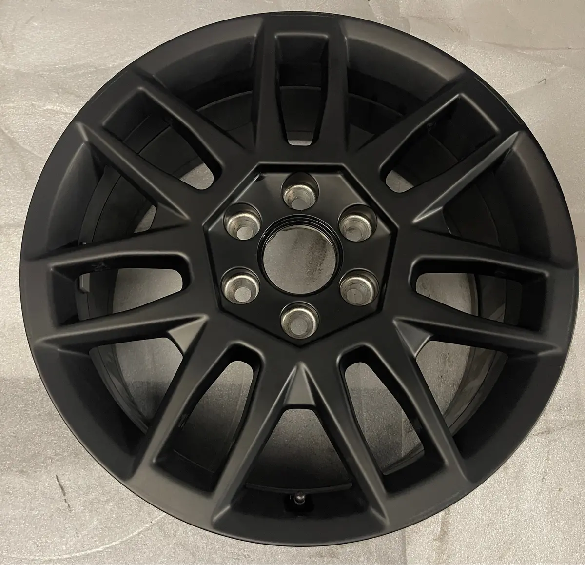 Single 2024-2026 Tesla Cybertruck Oem Factory 20 Wheel Semi Gloss Black 1250222-00-C 1