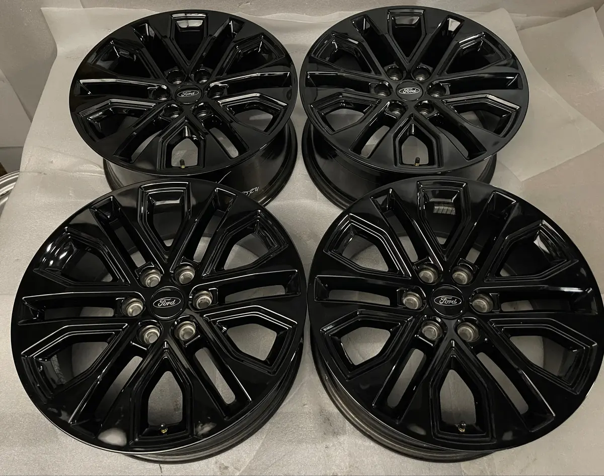 Four 2023-2026 Ford F150 Lariat Oem Factory 20 Wheels Gloss Black Rl3j1007ba Fits 2005-2025 6X135 1