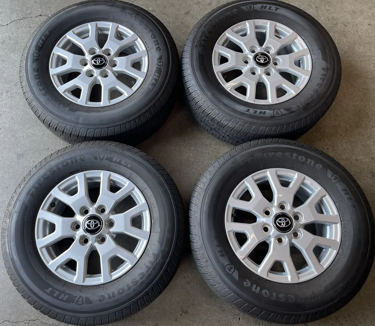 Sold 2024 Toyota Tacoma Factory 17 Wheels Tires Oem Rims 4Runner Firestone 2457017 1