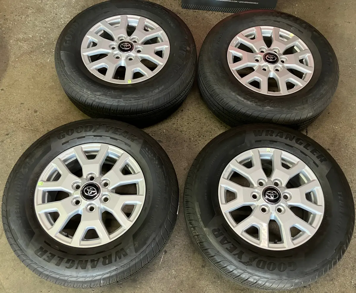 2026 Toyota Tacoma Genuine Factory 17 Wheels Tires Oem Rims 4Runner Goodyear 1