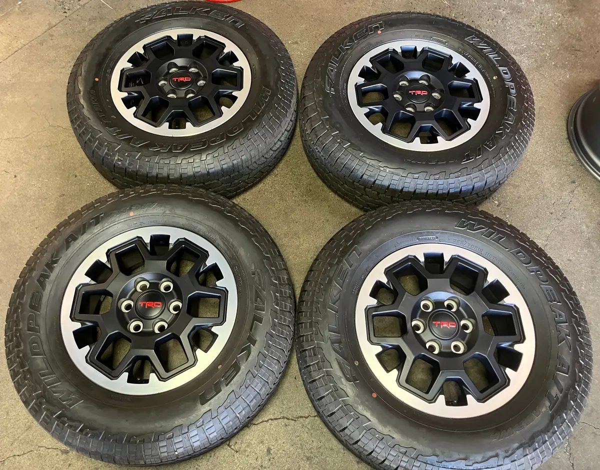 Sold 2025 Toyota Tacoma 18" Trd Factory Wheels Tires Oem Rims Falken At3wa 265/70/18 1