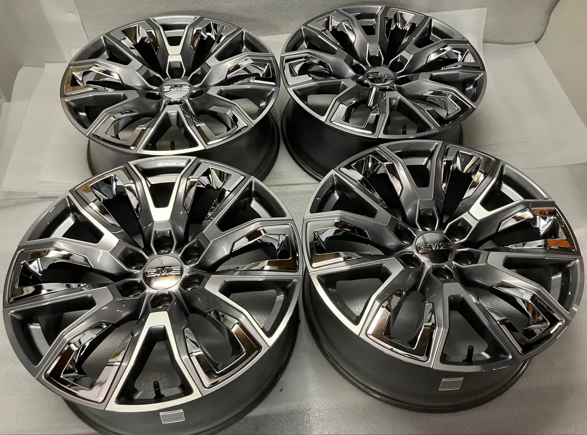 Sold Four 22" 2025 Gmc Sierra 1500 Oem Factory Wheels Rims 84775276 14134 1