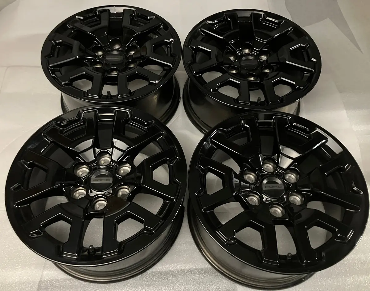 Sold Four 2025 Ford Bronco R F150 Raptor R Factory 17 Wheels Oem Rims 6X135 Black  Nb3v1007ab 1
