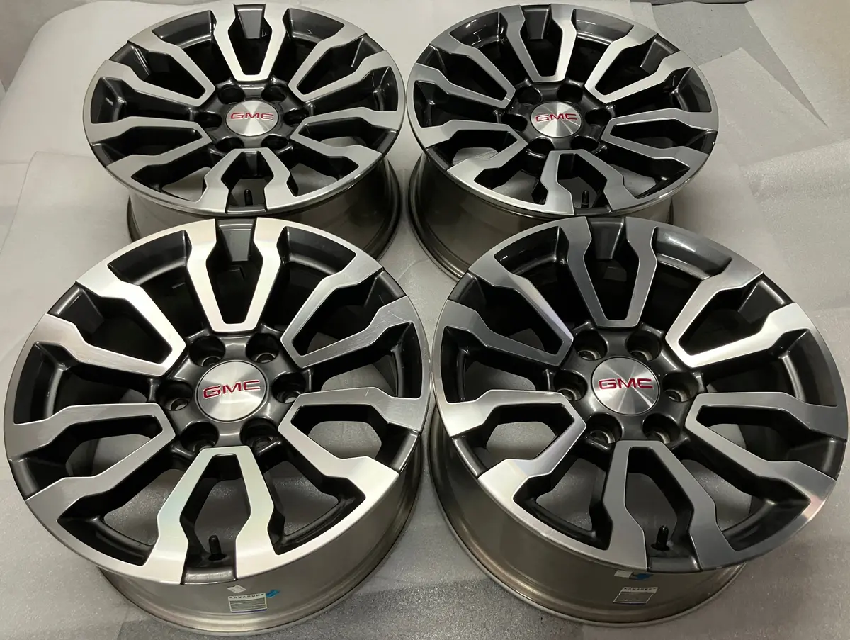 Sold Four 2023 Gmc Sierra At4 Oem Factory 18 Wheels 5909 Rims Silverado 23377014 1