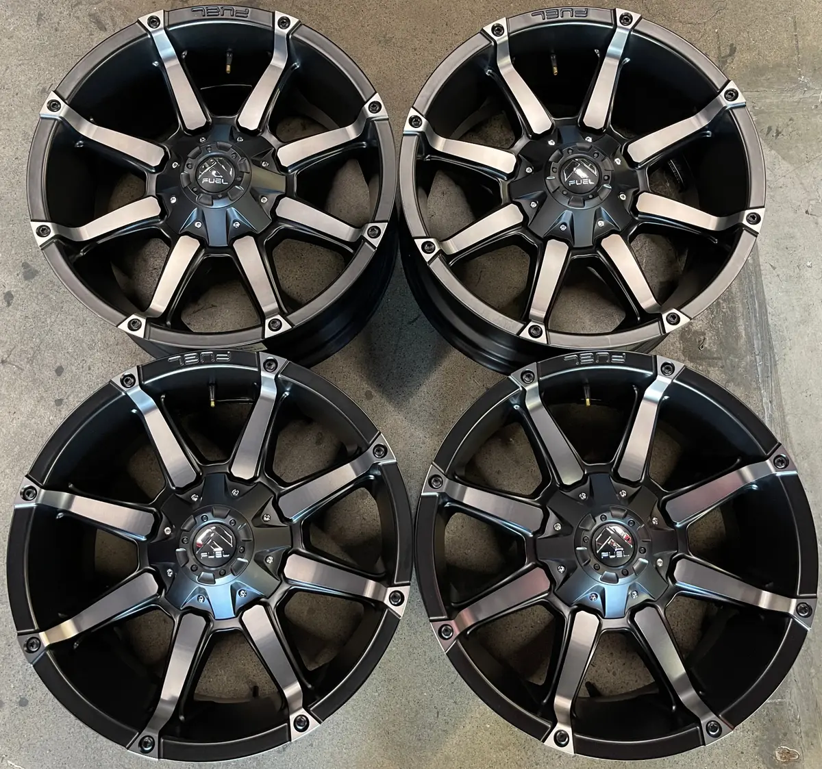Sold Four F150 6X135  Silverado Sierra Yukon Tahoe 6X5.5 20 Wheels Fuel Coupler 20X9 +20Mm 1