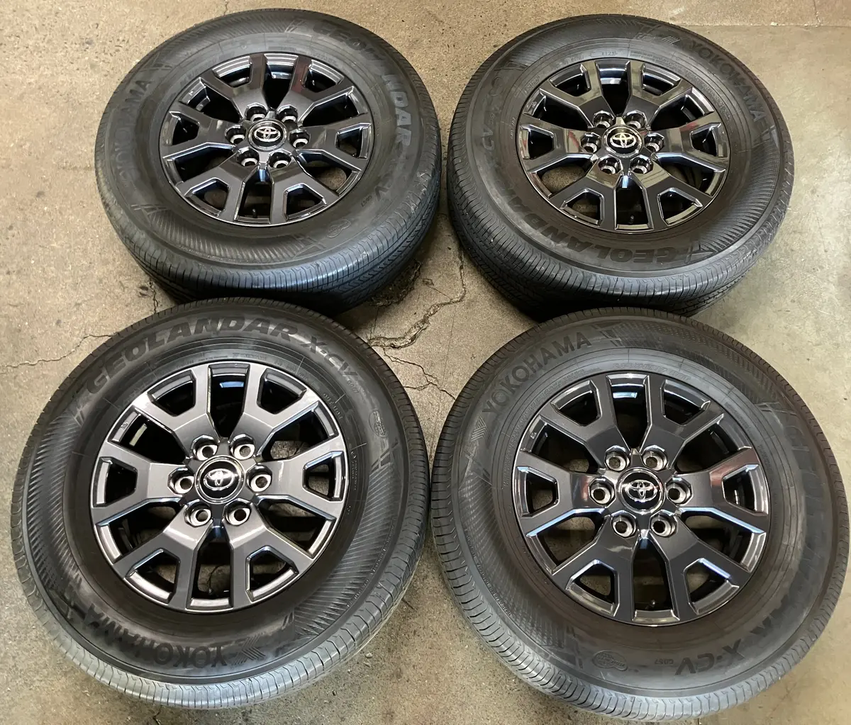 2026 Toyota Tacoma 17 Factory Wheels Tires Oem Rims 4Runner Yokohama Charcoal 1