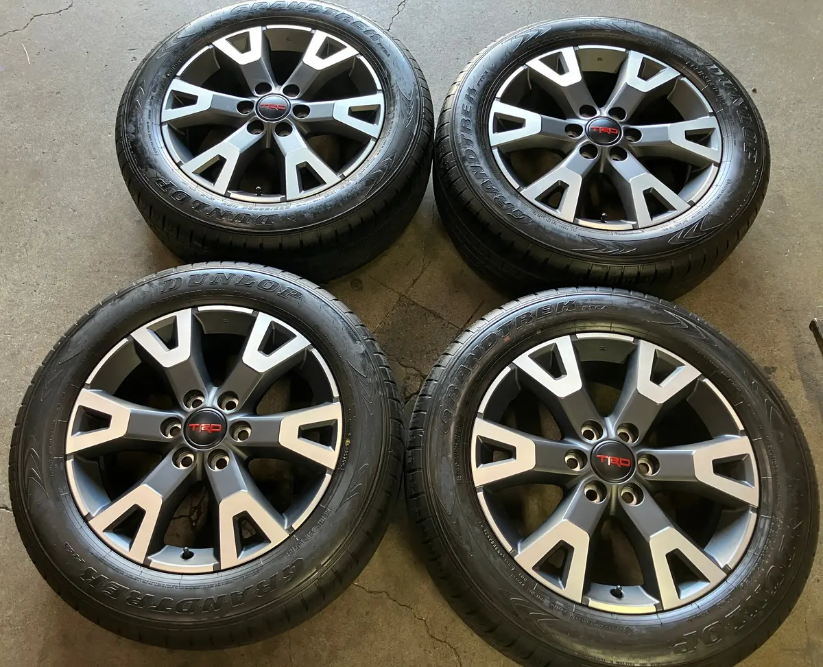 Sold Four 2026 Toyota 4Runner Trd Sport Factory 20 Wheels Tires Oem Rim 2025 Tacoma Dunlop 1