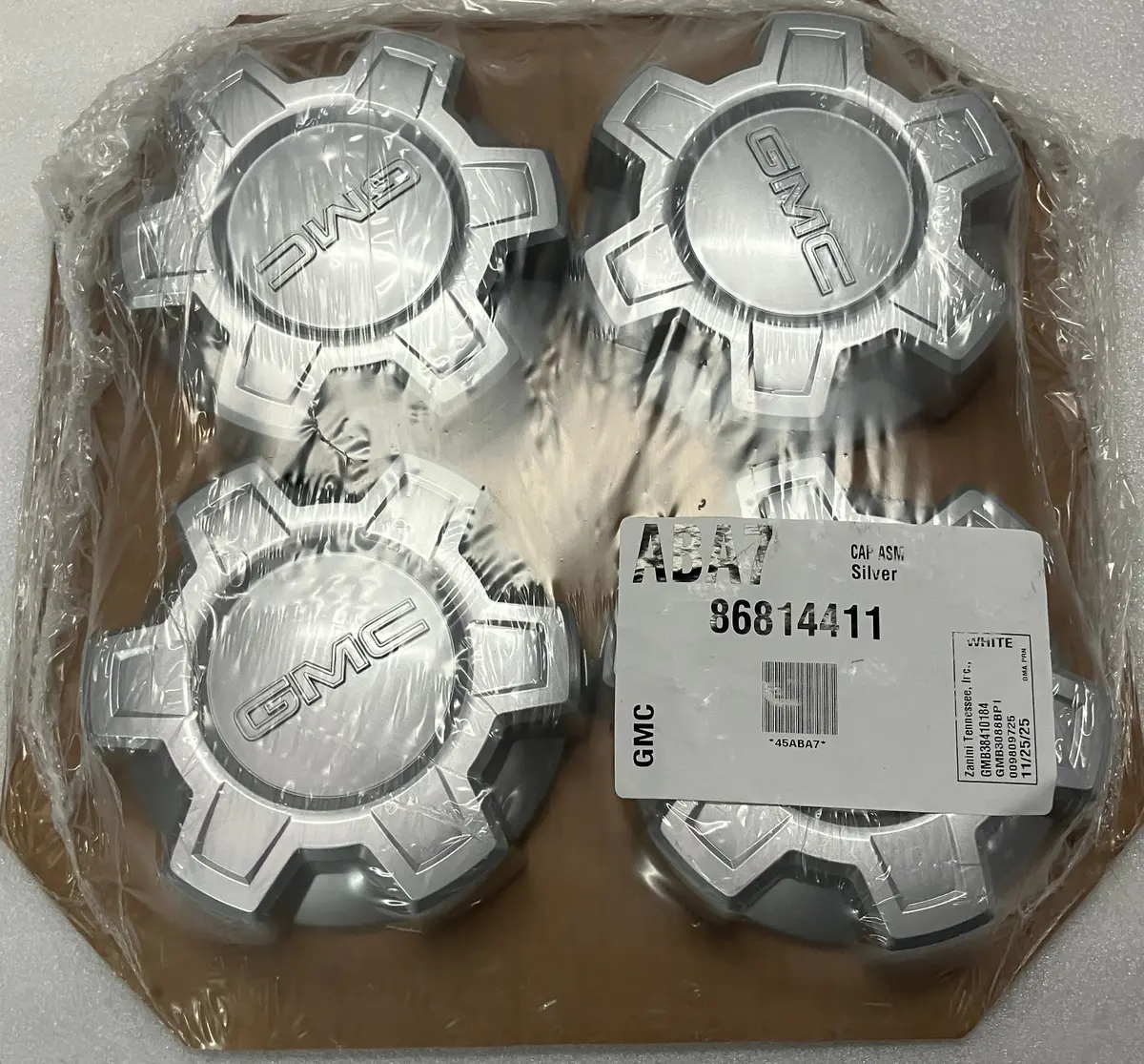 Four 2019 2020 2021 2022 2023 2024 2025 Gmc Sierra 1500 Center Cap Steel Wheel 1