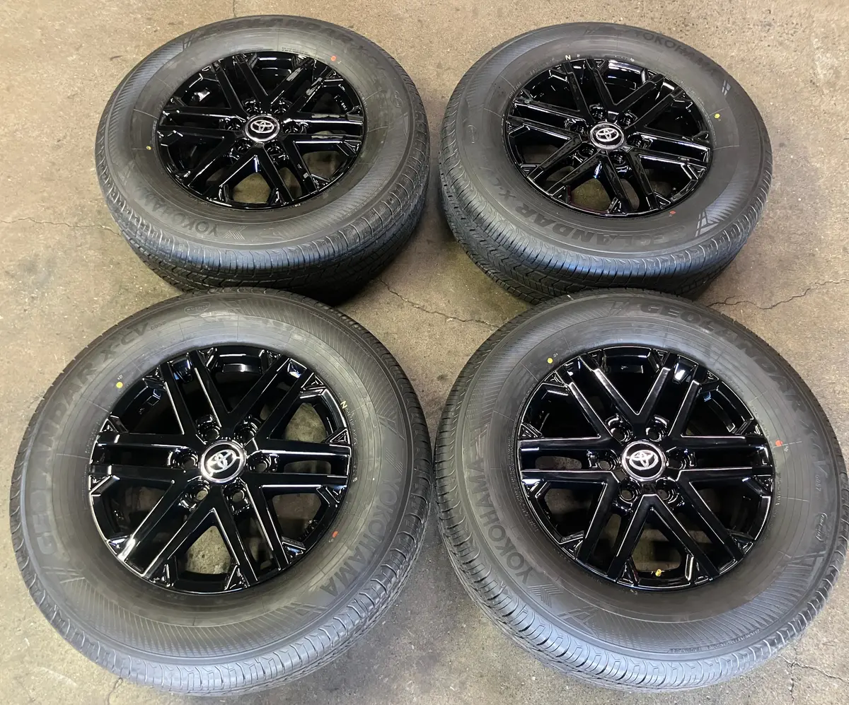 2025 Toyota Tundra Factory 18 Wheels Tires Oem 75281 Rims Yokohama 265/70/18 Black 1