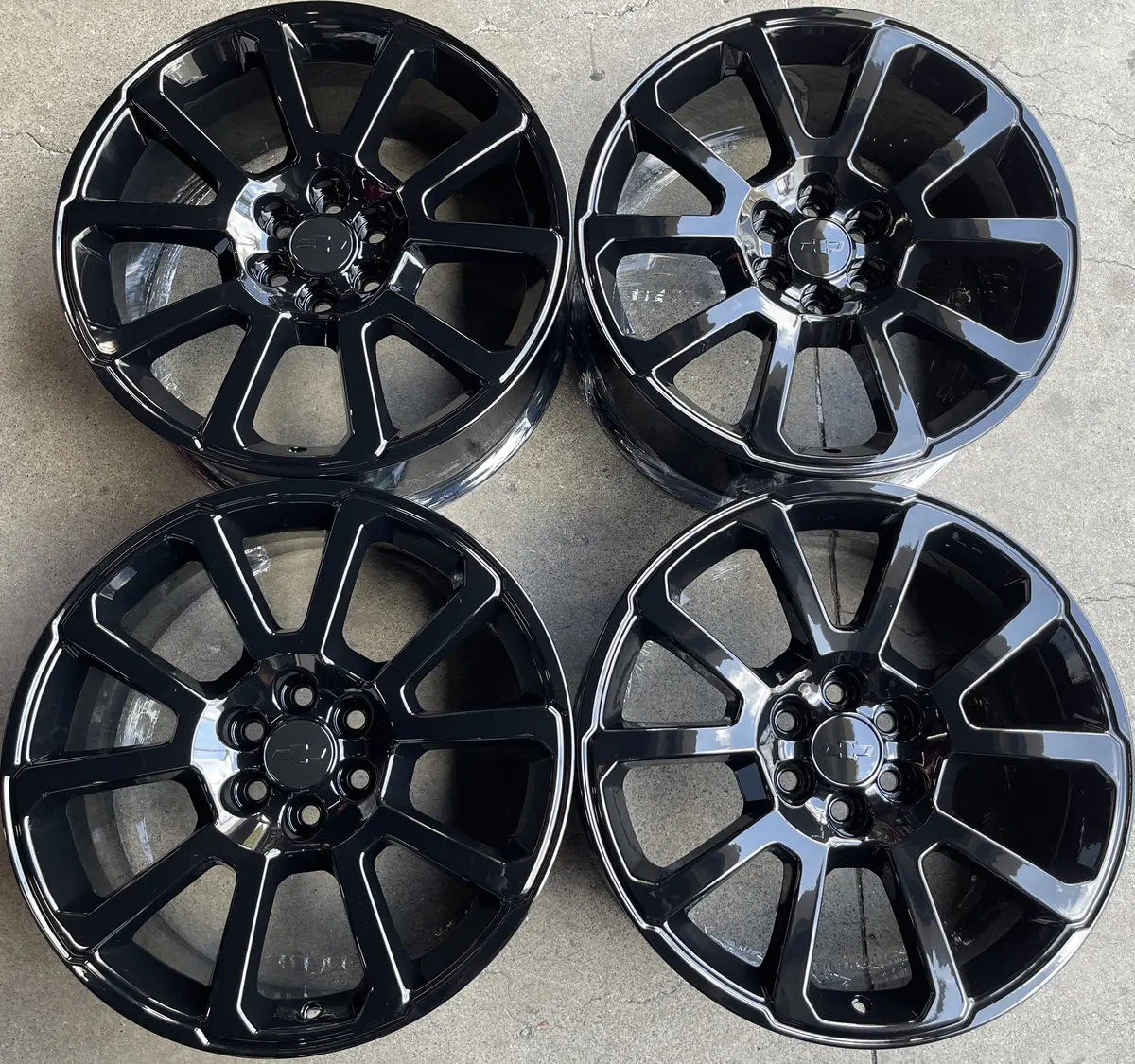 Sold Four 2022 Chevy Colorado Factory 20 Wheels Rims Oem 5793 Gmc Canyon Black 1