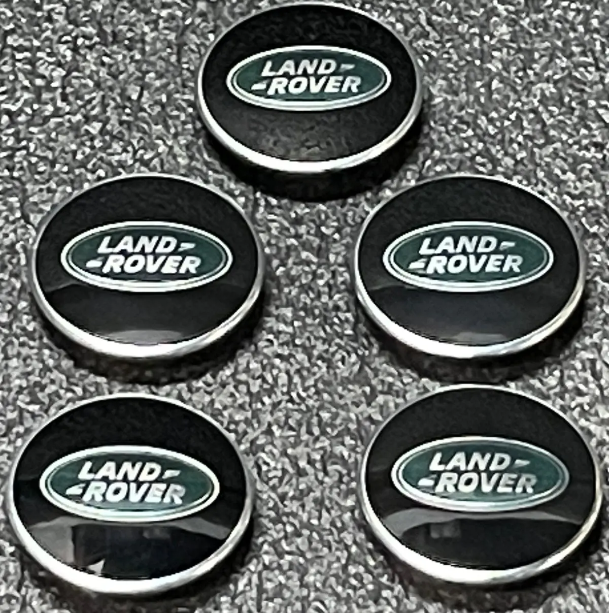Sold Five 2020-2024 Land Rover Range Oe Center Caps Jgb0021 Ldb0011 Jgb0031 Black 1