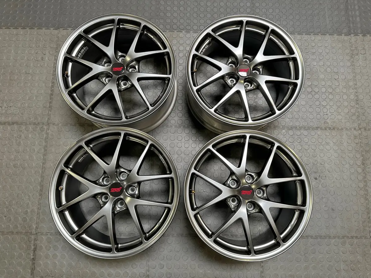 Preowned - Subaru Sti Bbs Wheels 18X8.5 Et55 5X114.3 - Subaru Va 1
