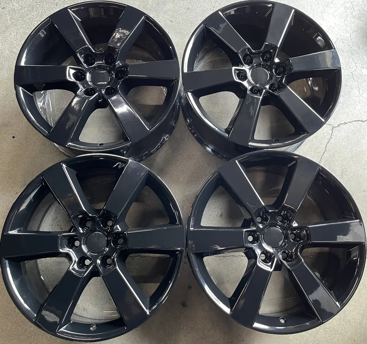 Sold Four Ford F150 Factory 20" Wheels Rims Oem 10005 Gloss Black Fl341007fb Fx2 Fx4 1