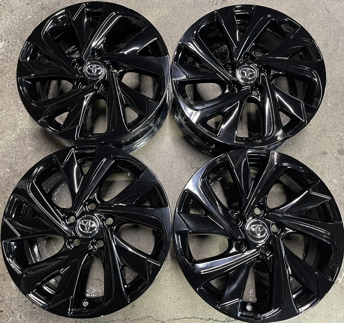Four 2018 Corolla Im Factory 17 Wheels Rims Oem 75183  Scion Im Gloss Black 1