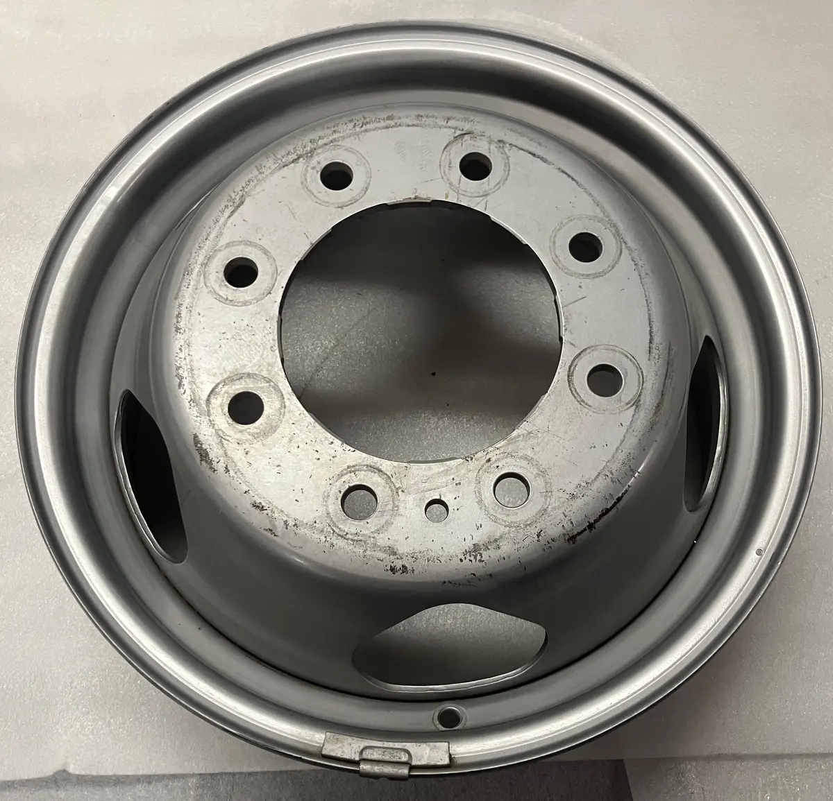 Single Oem 2011-2023 Gmc Sierra Chevrolet Silver Dually 3500 17 Steel Wheel Rim 1