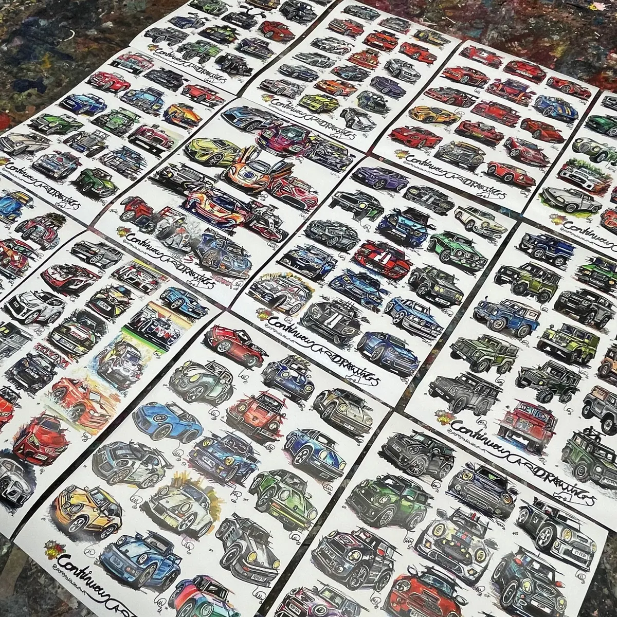 #Continuouscar Poster Print Collection | Ford 3