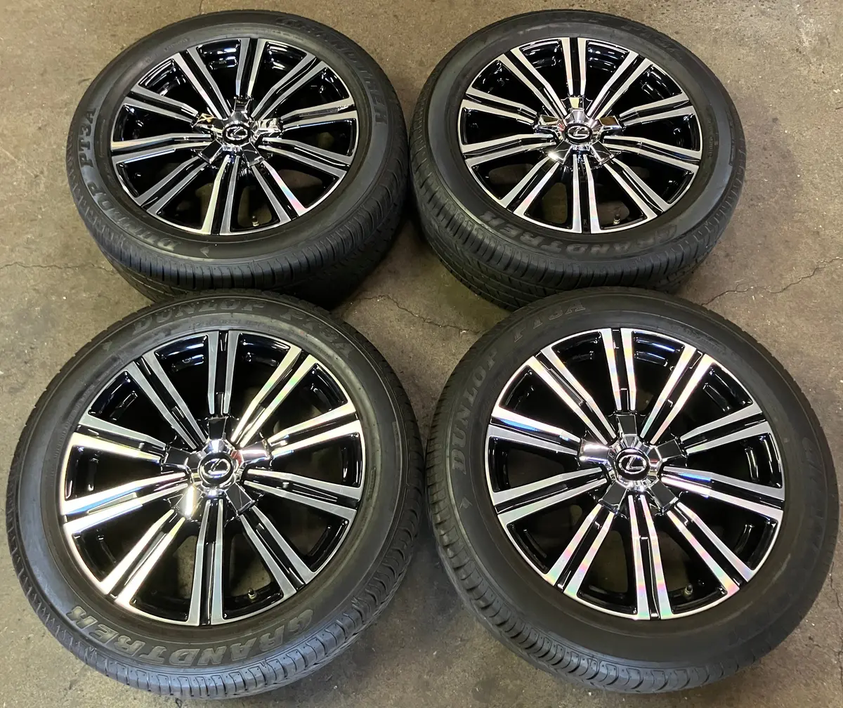 2020 Lexus Lx570 Factory 21 Wheels Tires Oem 74341 Rims 4261160D00 Dunlop 275/50R21 1