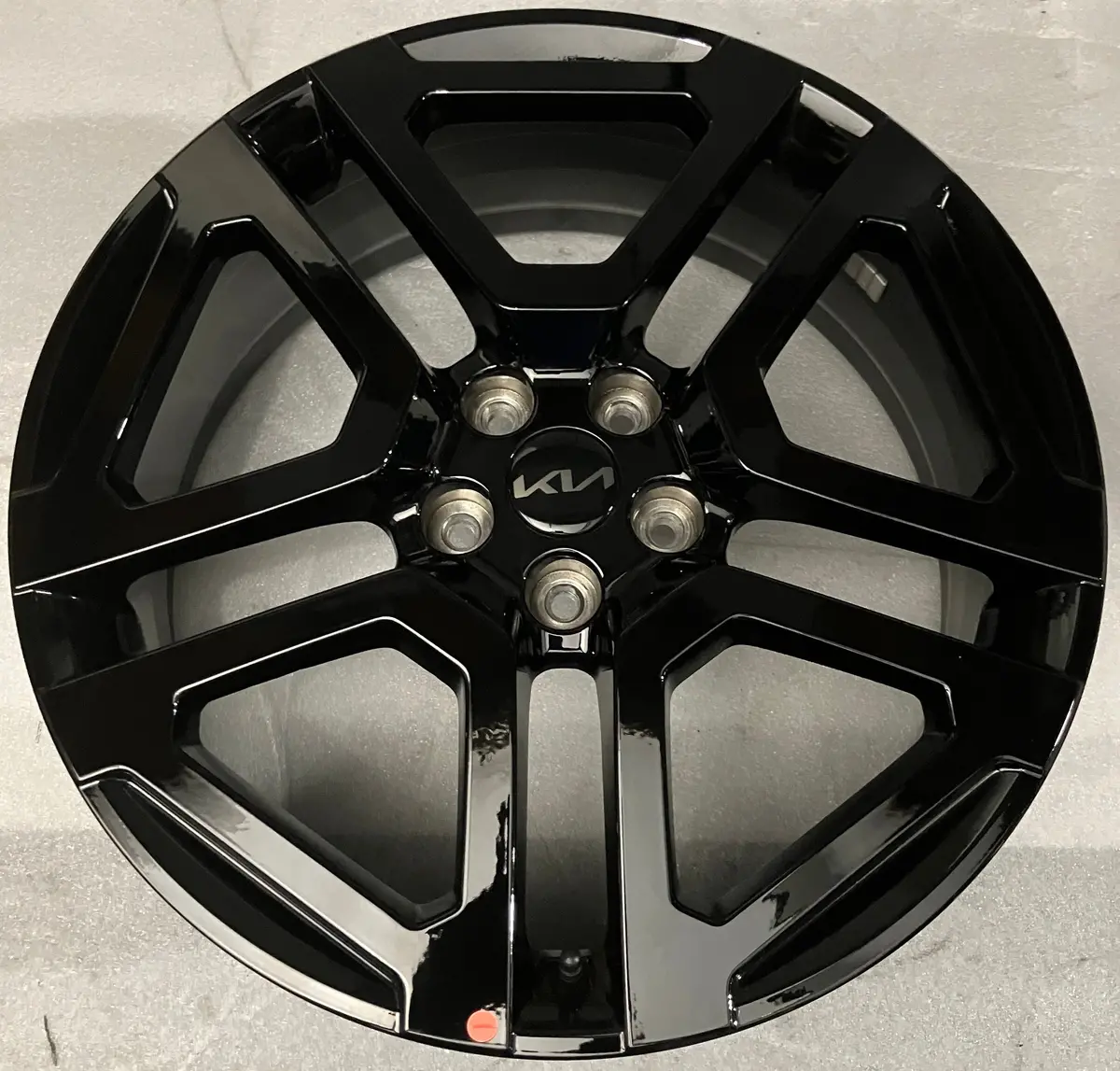 One Single (X1) 2024 2025 2026 Kia Telluride Factory 20 Wheel Oem 52910-S9840 Rim Black 1