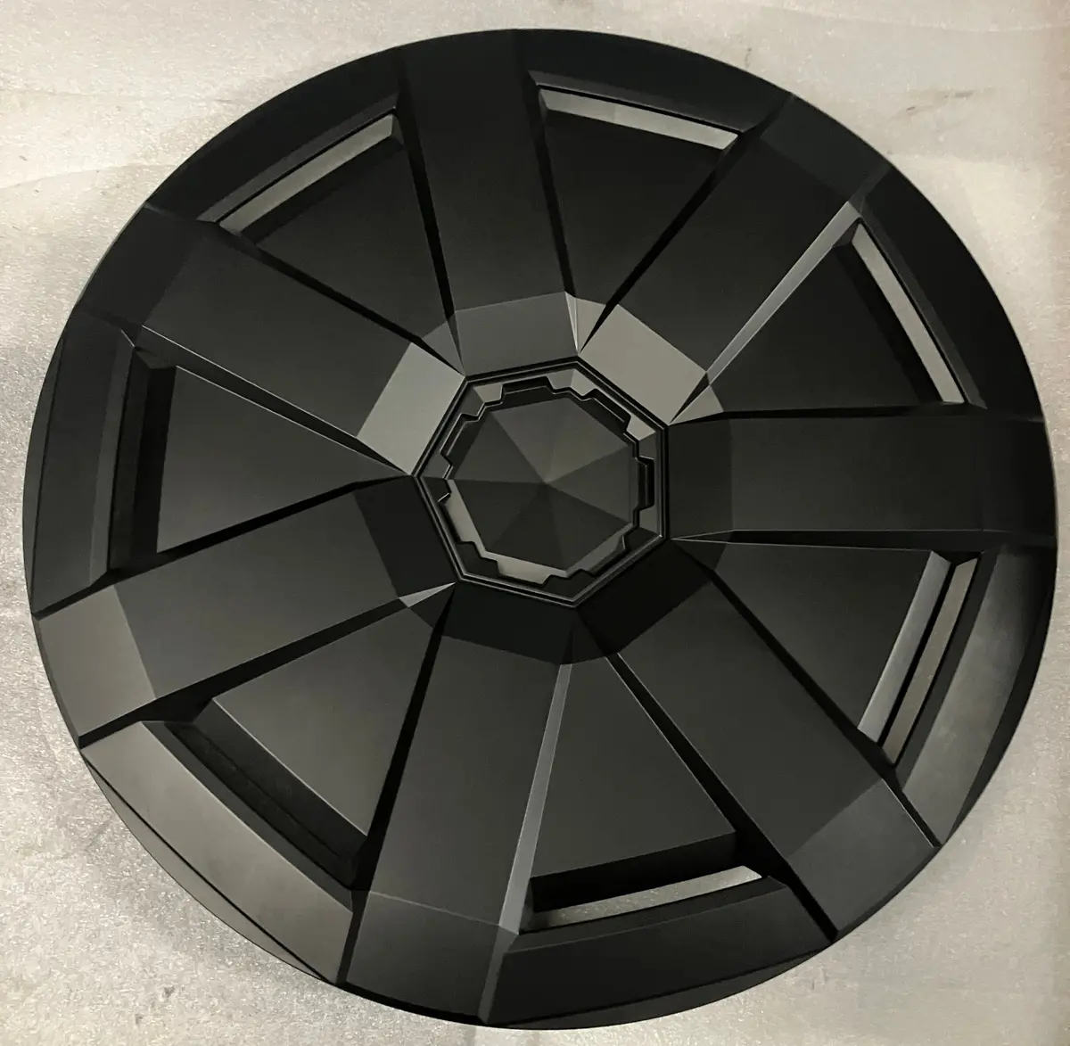 Single 2024-2026 Tesla Cybertruck Oem Factory Wheel Cover Hubcap Matte Black 1250231-00-C 1