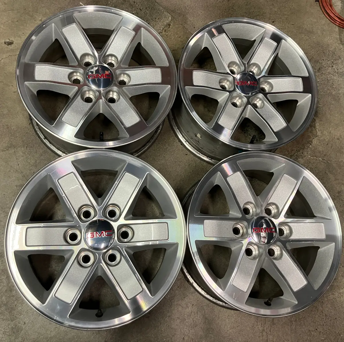 Sold Four 2007-2014 Gmc Sierra Yukon Factory 17 Wheels Rims 5296 Oem 9595857 1