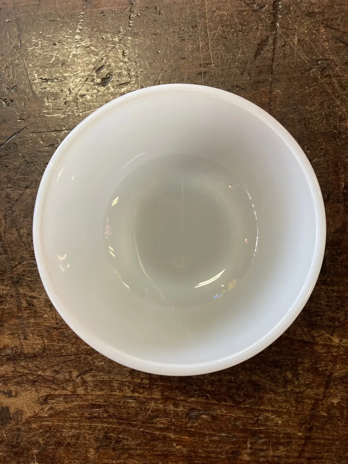 Small White Anchor Hocking Bowl 2