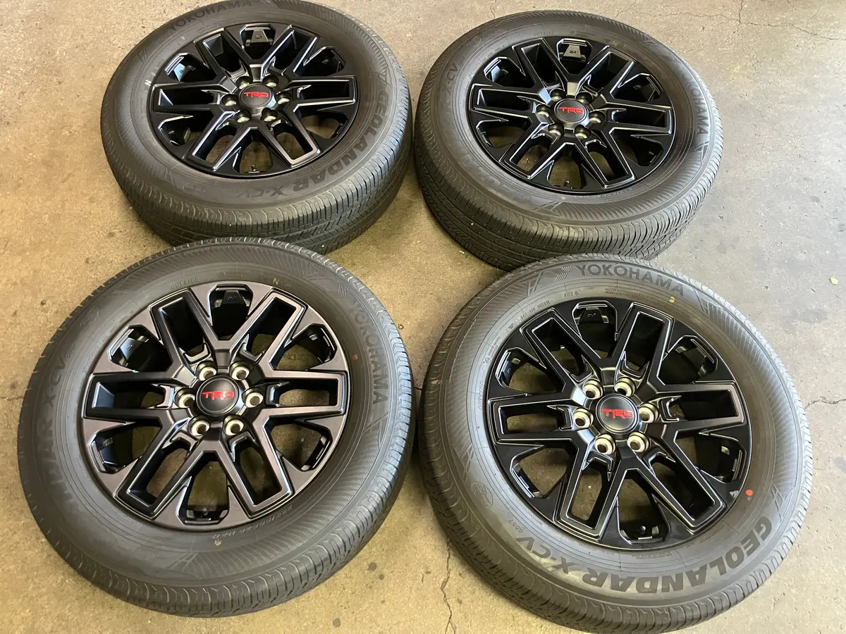 Sold 2025 Toyota Tundra Trd Factory 20 Wheels Tires Oem Rims Lug Nuts Black Yokohama 265/60/20 1