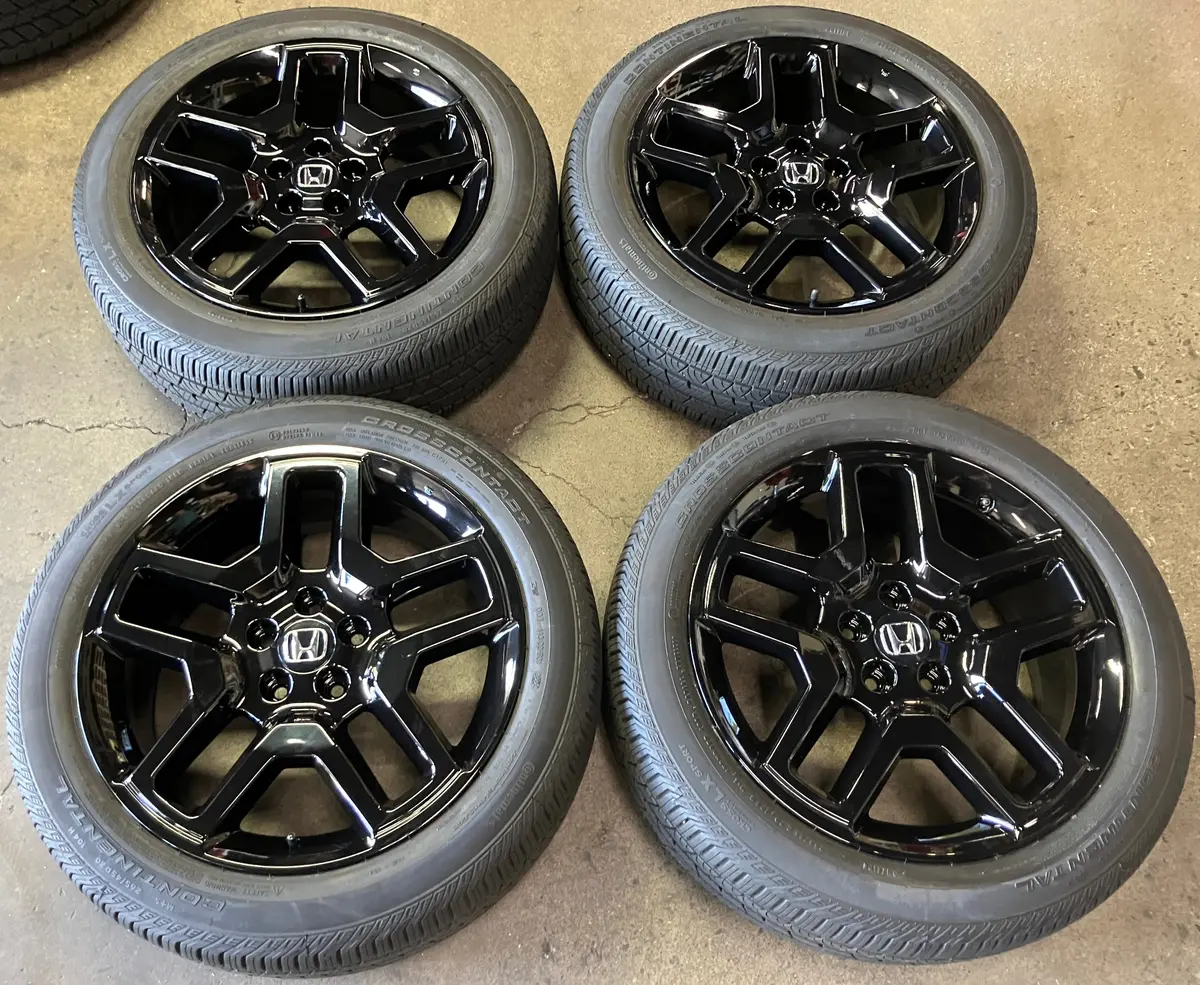 Sold 2025 Honda Pilot Factory 20 Wheels Tires Oem Rims 63708 Black Passport Odyssey Ridgeline 1