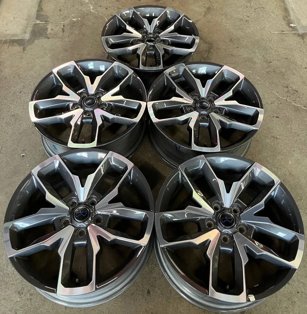 Sold Five 2025 Jeep Wrangler 4Xe Factory 20" Wheels Oem Rims Gladiator Rubicon 04755613Aa 1