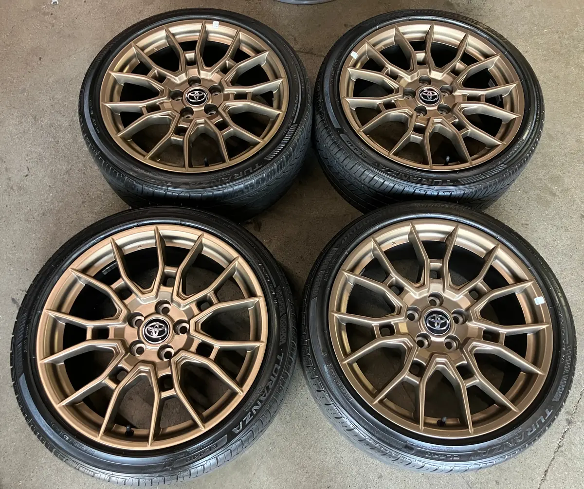 Sold 2024 Toyota Camry Factory 19" Wheels Tires Rims Oem Bds 235/40R19 Bronze 75246 1