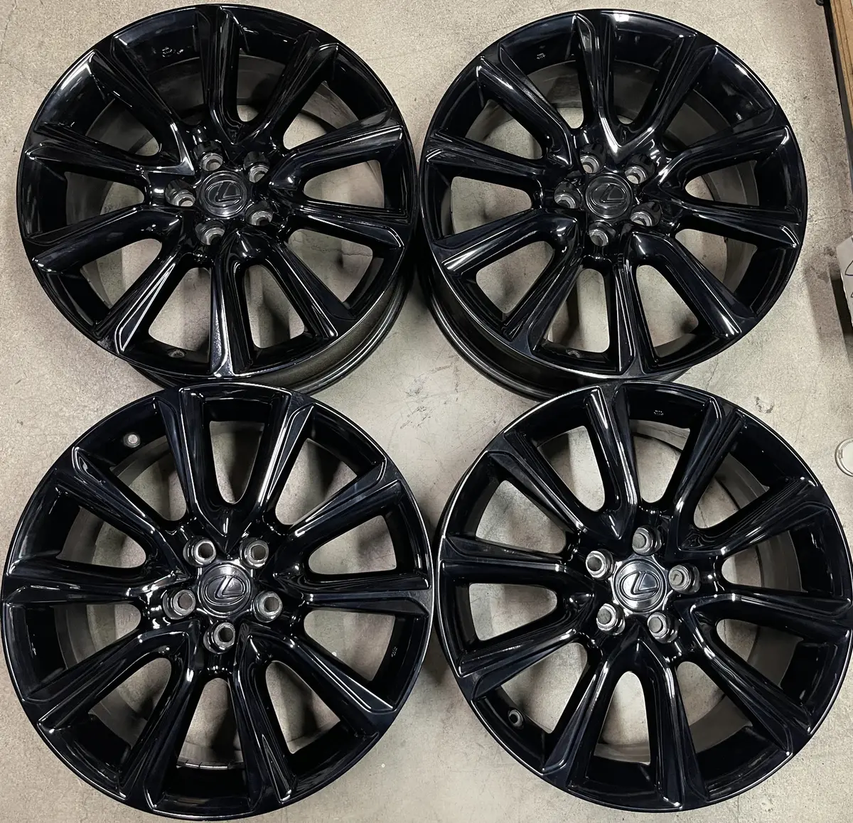 Sold Four 2019 Lexus Rc350 Factory 19 Wheels Rims Oem Camry Black Es Gs Is 1